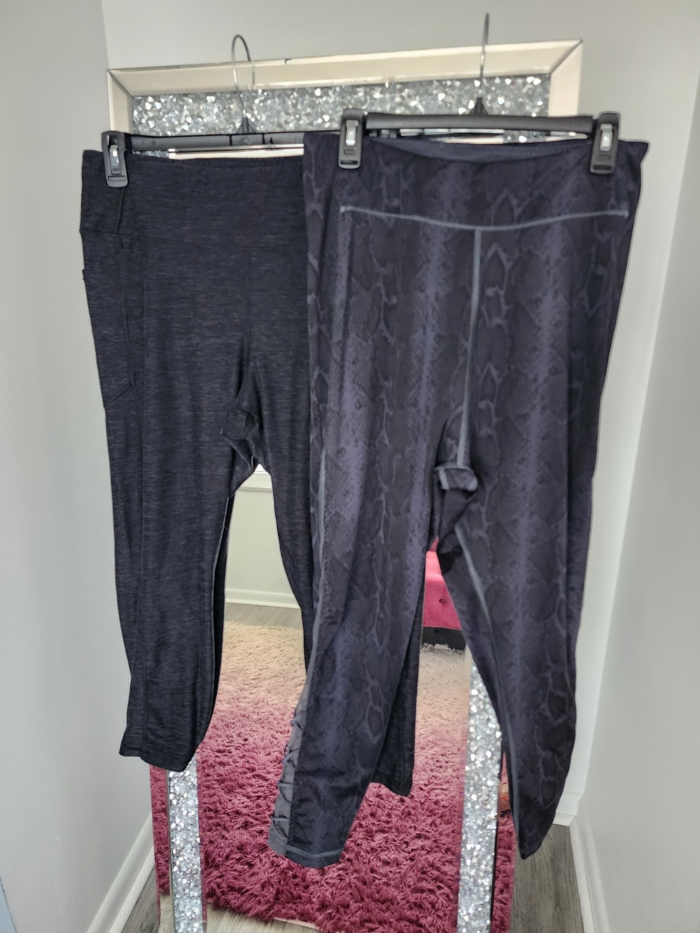 Victoria's Secret Grayish Black Leggings 2 pair